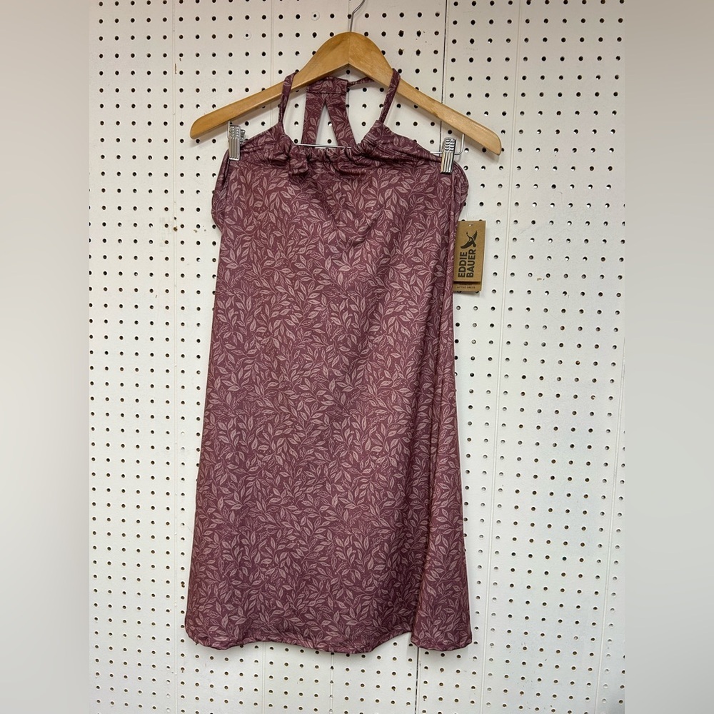 Eddie Bauer Women's Harmony Active Mauve Leaf Dress